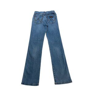 Wrangler Retro Slim Straight 112335642 Blue Denim Western Cowboy Jeans 12 Slim